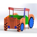 Lauko vaikų žaidimų įrenginys Traktorius